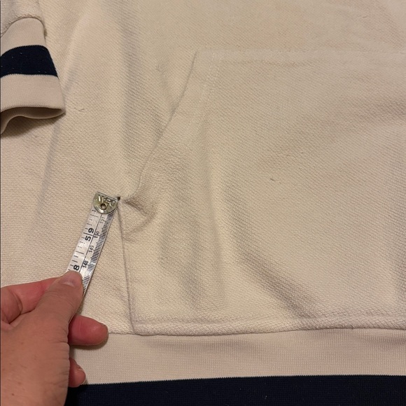 Kith Cream Hoodie with Black Stripes unisex - measurements included - Picture 9 of 17